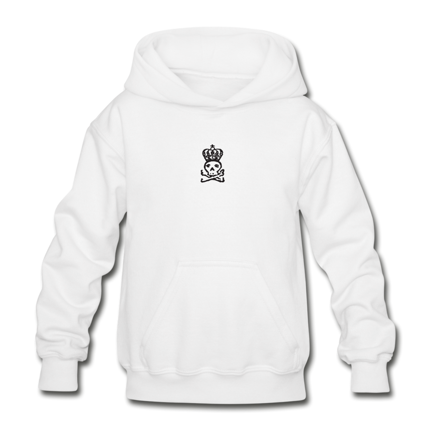 REP FUN Queen of Pain Heavy Blend Youth Hoodie - white