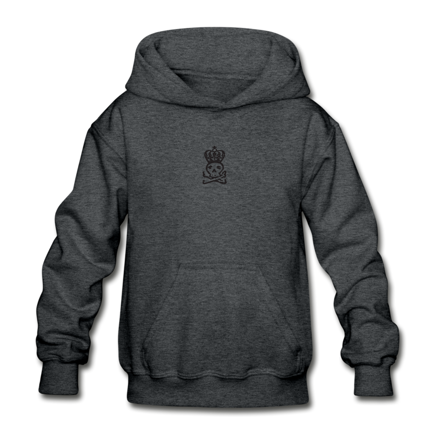 REP FUN Queen of Pain Heavy Blend Youth Hoodie - deep heather