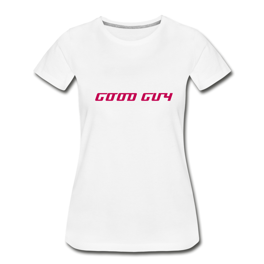 REP FUN Good Guy Bad Guy Women’s Premium Organic T-Shirt - white