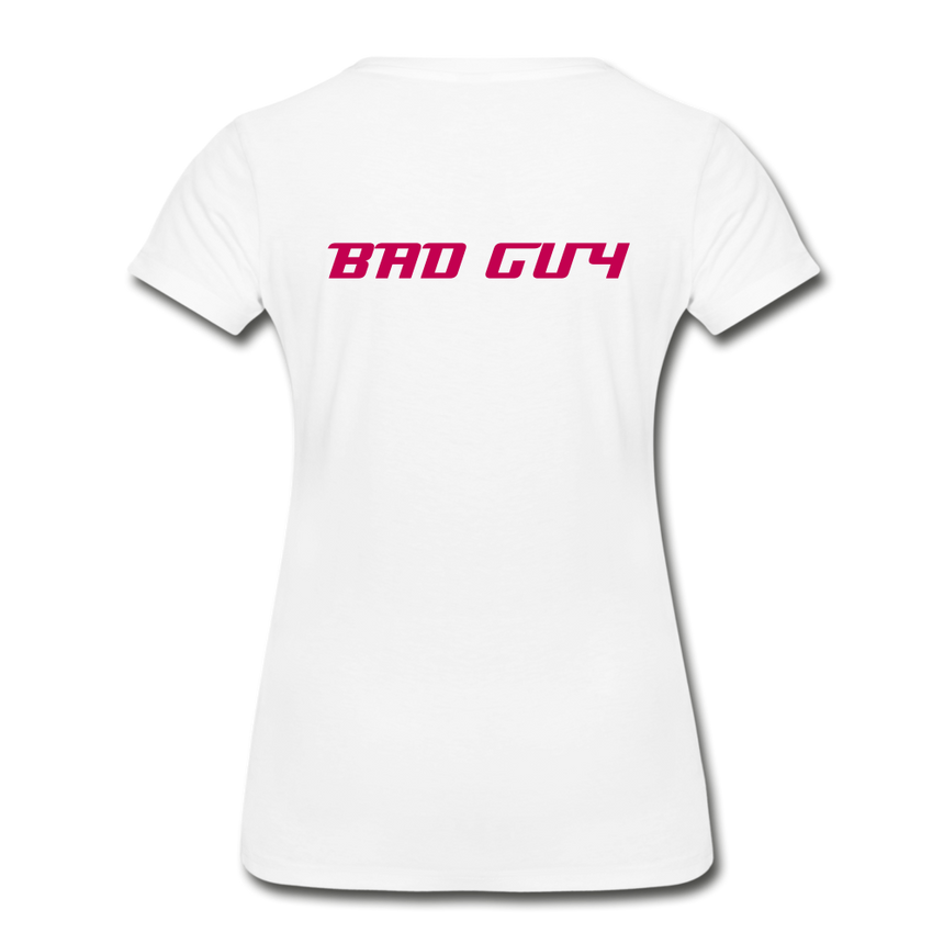 REP FUN Good Guy Bad Guy Women’s Premium Organic T-Shirt - white