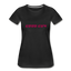 REP FUN Good Guy Bad Guy Women’s Premium Organic T-Shirt - black
