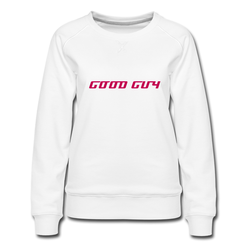 REP FUN Good Guy Bad Guy Women’s Premium Sweatshirt - white