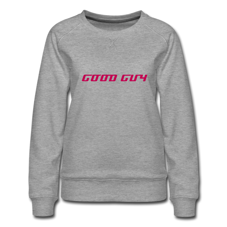 REP FUN Good Guy Bad Guy Women’s Premium Sweatshirt - heather gray