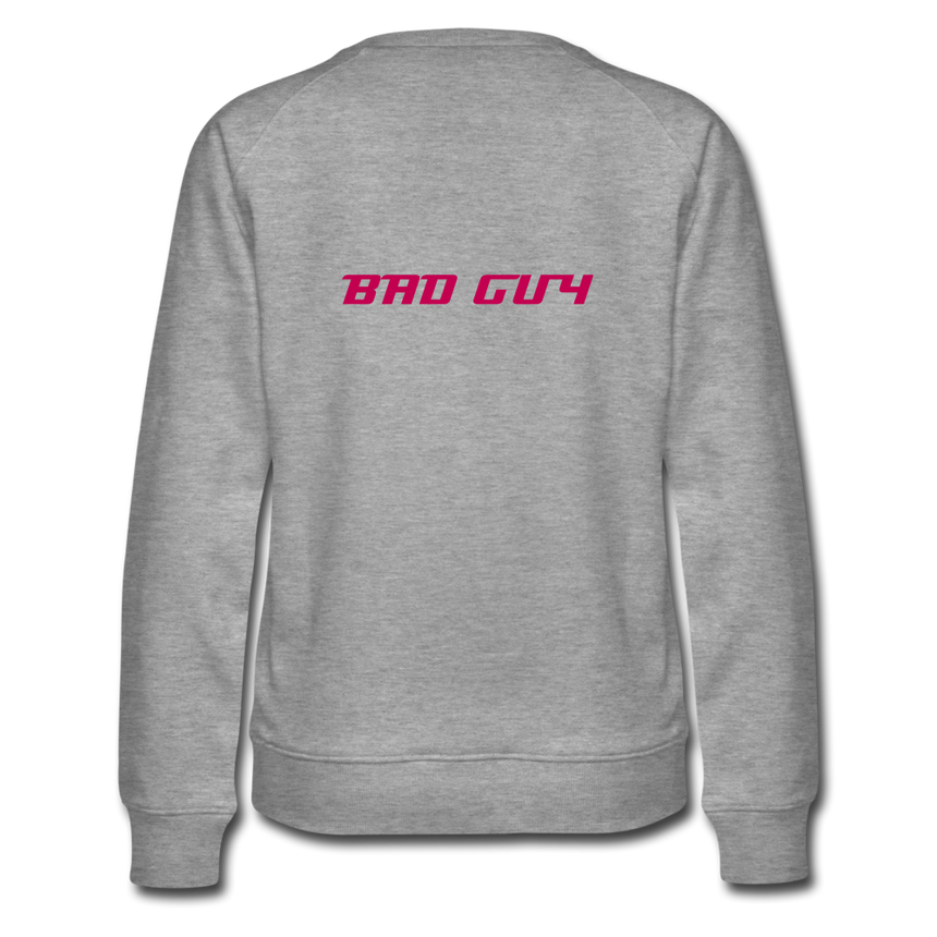 REP FUN Good Guy Bad Guy Women’s Premium Sweatshirt - heather gray