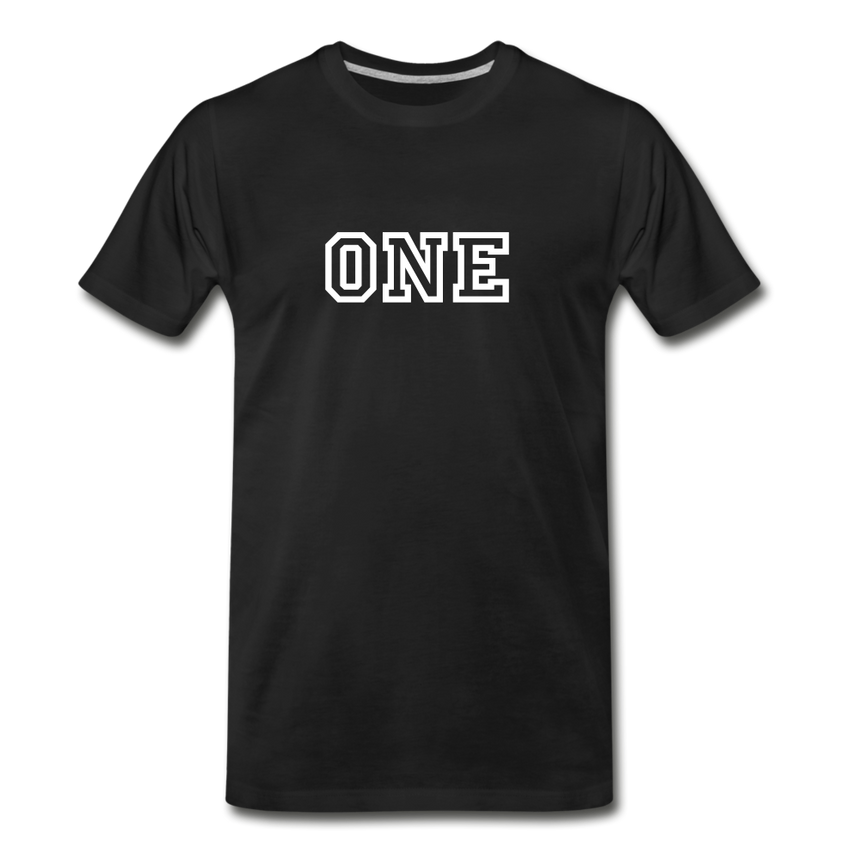 REP FUN One Planet Men’s Premium Organic T-Shirt - black