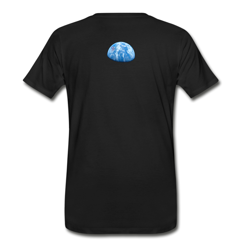 REP FUN One Planet Men’s Premium Organic T-Shirt - black